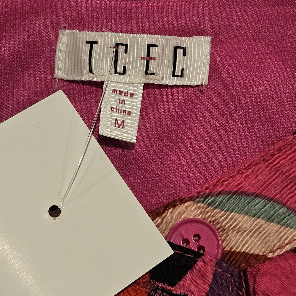 NWT TCEC Multi-Colored Geometric Pattern Dress - … - image 6